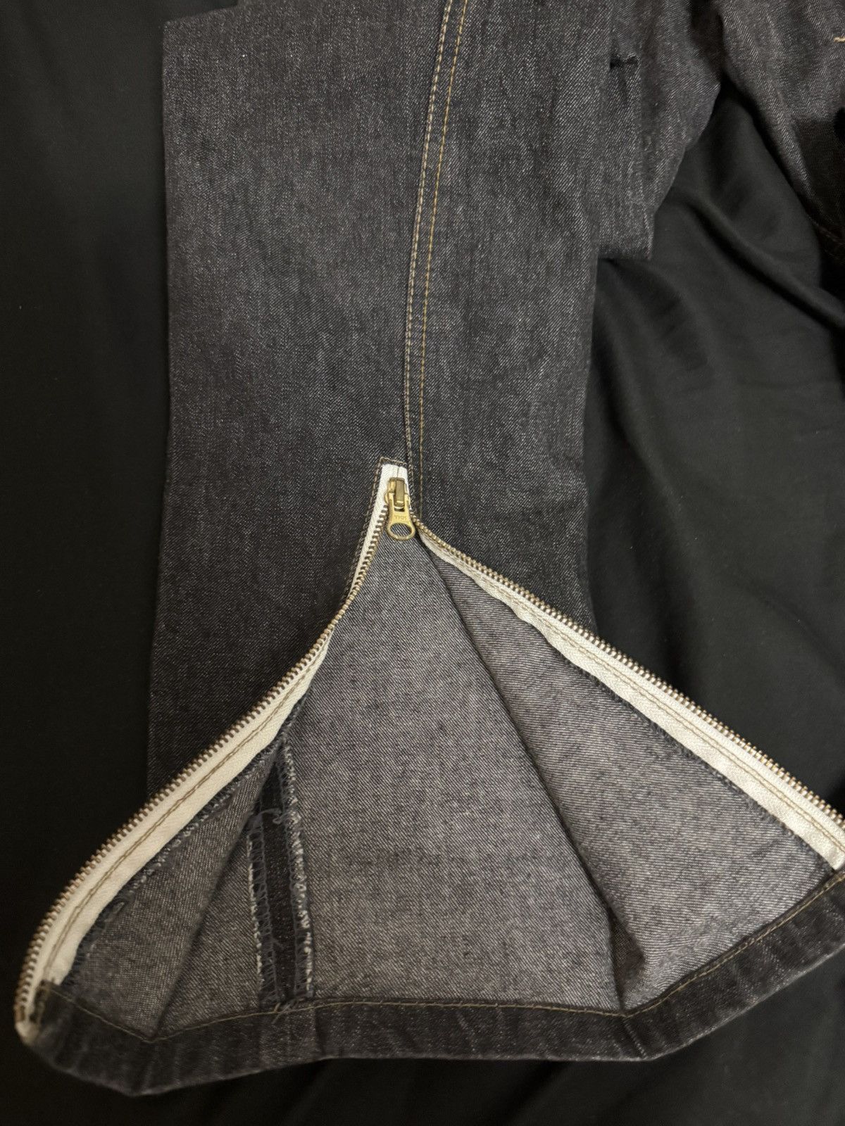 If Six Was Nine 00 PPFM Archive Gimmick Zip Denim Pants Size US 32 / EU 48 - 10 Thumbnail