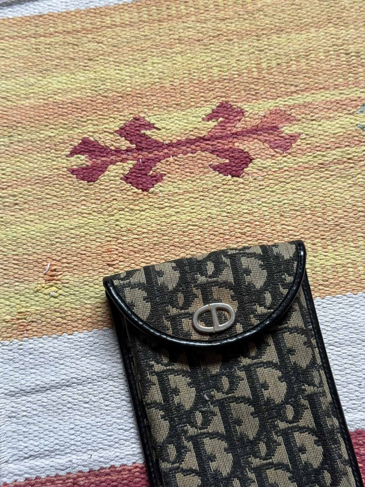 Dior Vintage 80’s Christian Dior Monogram Leather Glasses Case Size ONE SIZE - 2 Thumbnail