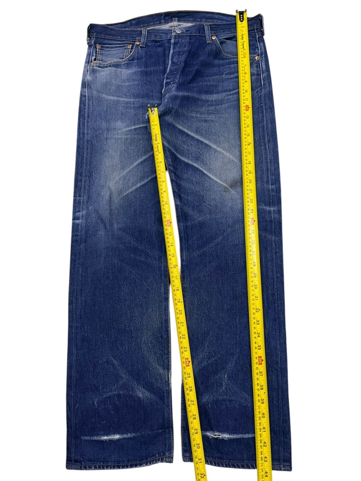 Levi's Vintage Levi’s 501 Denim Jeans | Regular Straight Fit | W37 Size US 37 - 17 Thumbnail