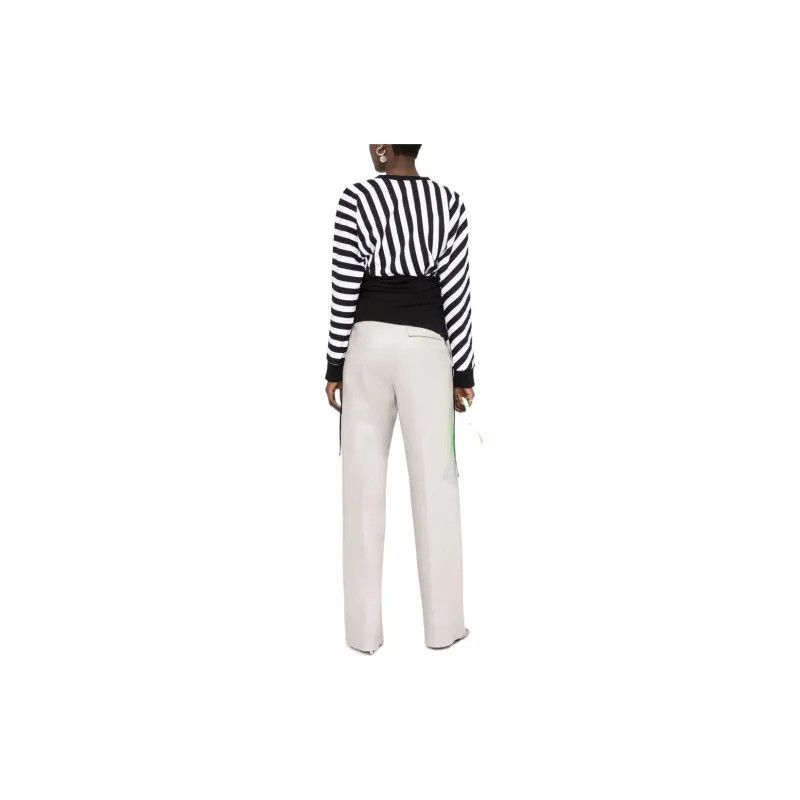 Balmain o1y0625 Sweatshirt in White/Black Size L / US 10 / IT 46 - 5 Thumbnail