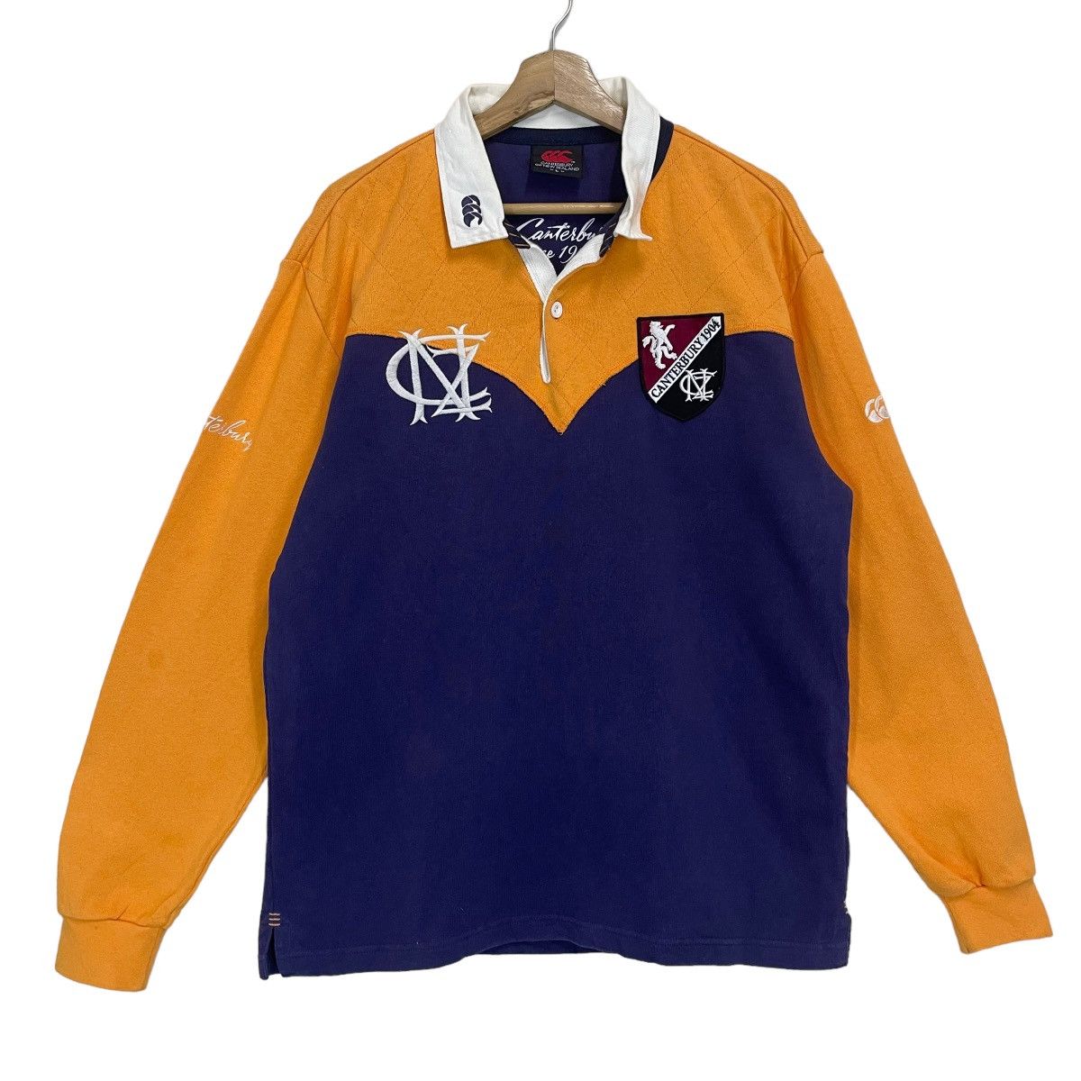 Canterbury of New Zealand Vintage Canterbury Of New Zealand Polo Rugby Shirt Size M Size US M / EU 48-50 / 2 - 1 Thumbnail
