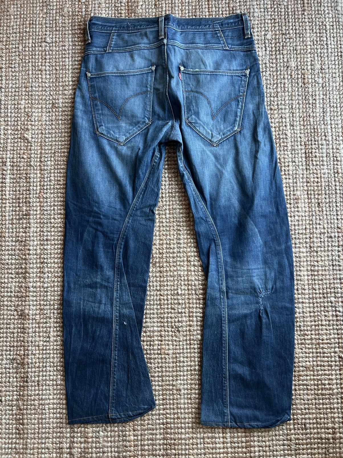 Levi's Vintage Levis Engineered Twisted Jeans Tag W31 Actual 34x30 Size US 31 - 5 Thumbnail
