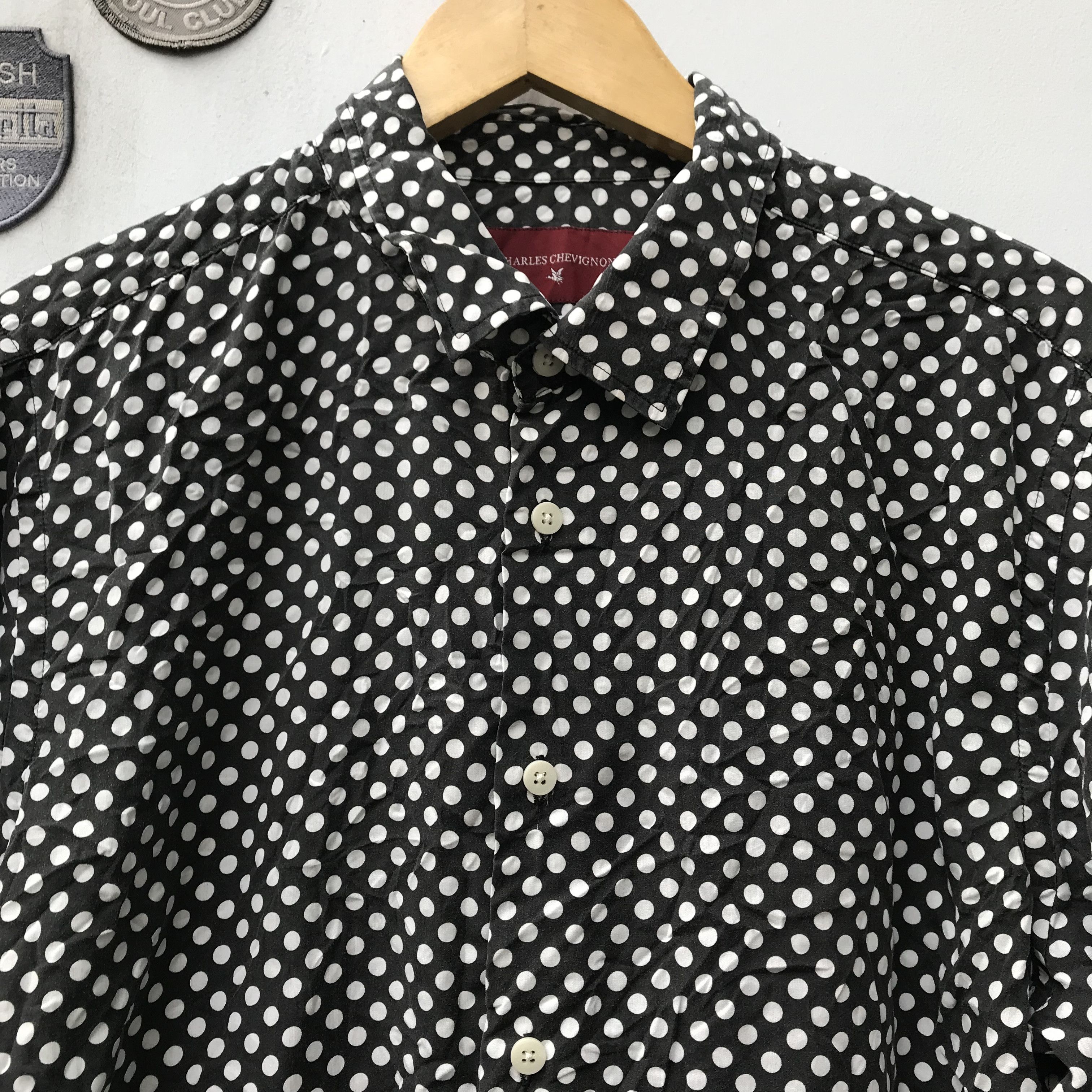 Chevignon Vintage Chevignon Charles Chevignon Polkadot charles dot Size US L / EU 52-54 / 3 - 4 Thumbnail