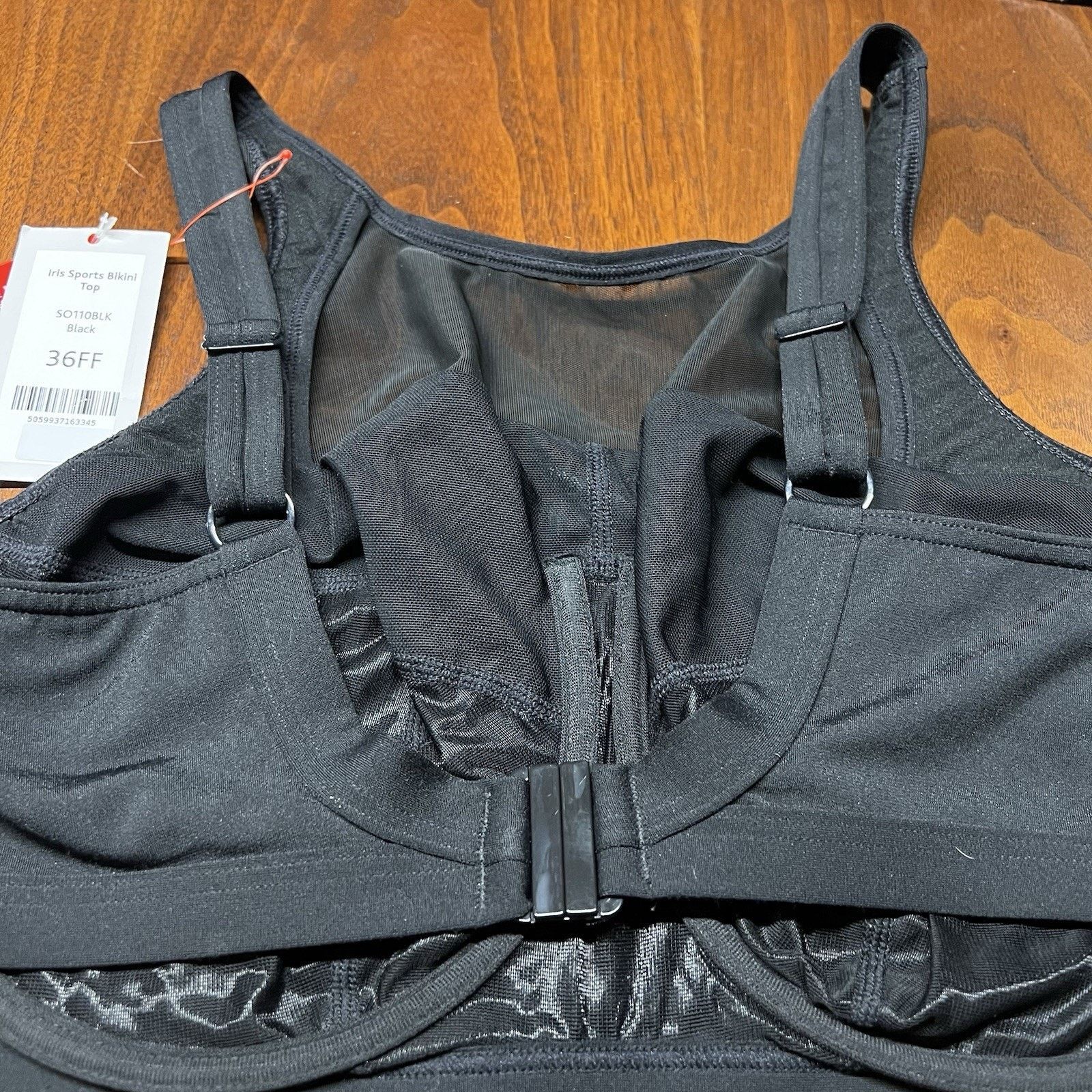 Speedo NWT Bravissimo Speedo Bikini Top 36FF Full Adjustable Size ONE SIZE - 4 Thumbnail