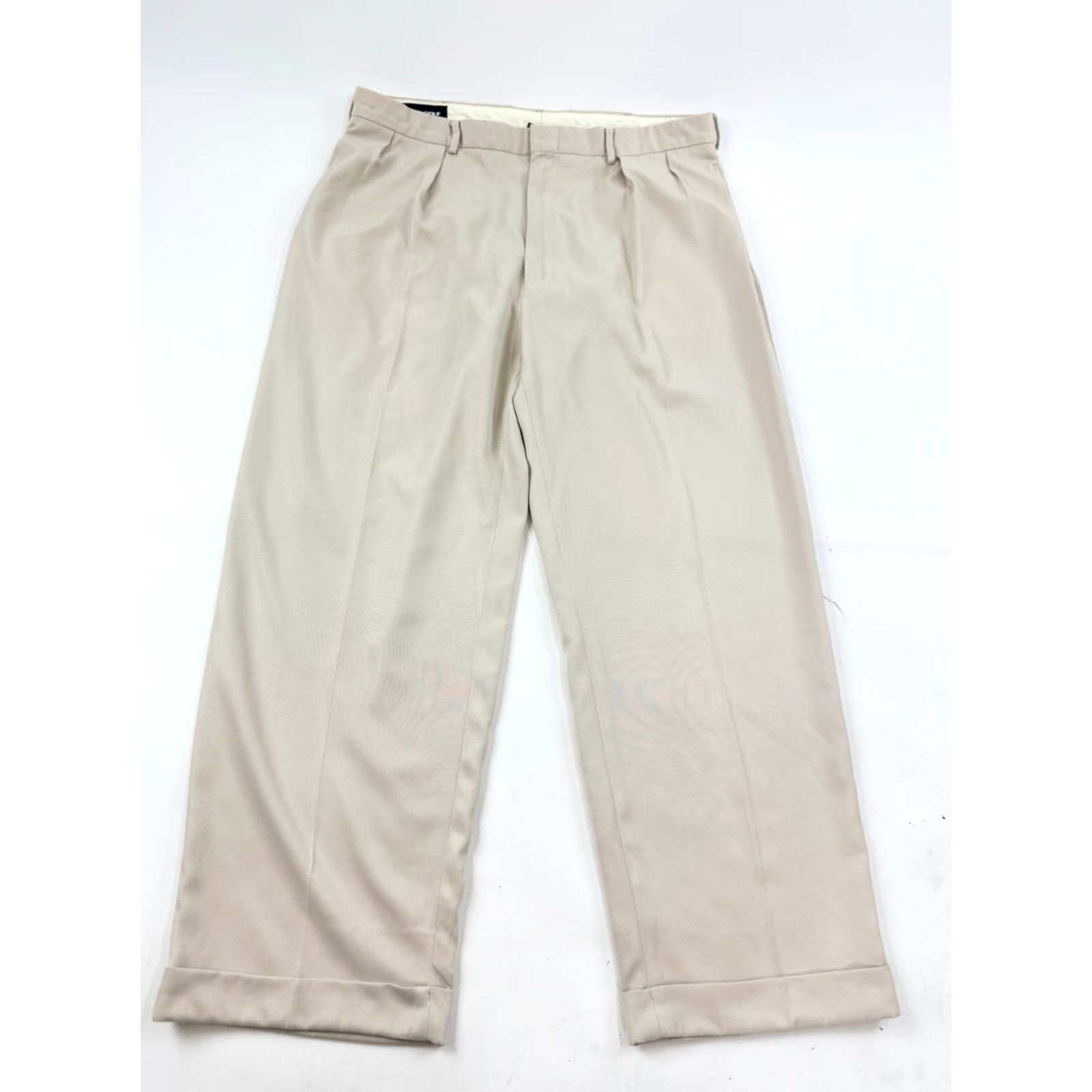 Polo Ralph Lauren Polo Ralph Lauren Pants Mens 40x30 Beige Pleated Straight Leg Beig e Polo Ralph Lauren Pants Mens 40x30 Beige Pleated Performance Straight Leg Size US L / EU 52-54 / 3 - 2 Thumbnail