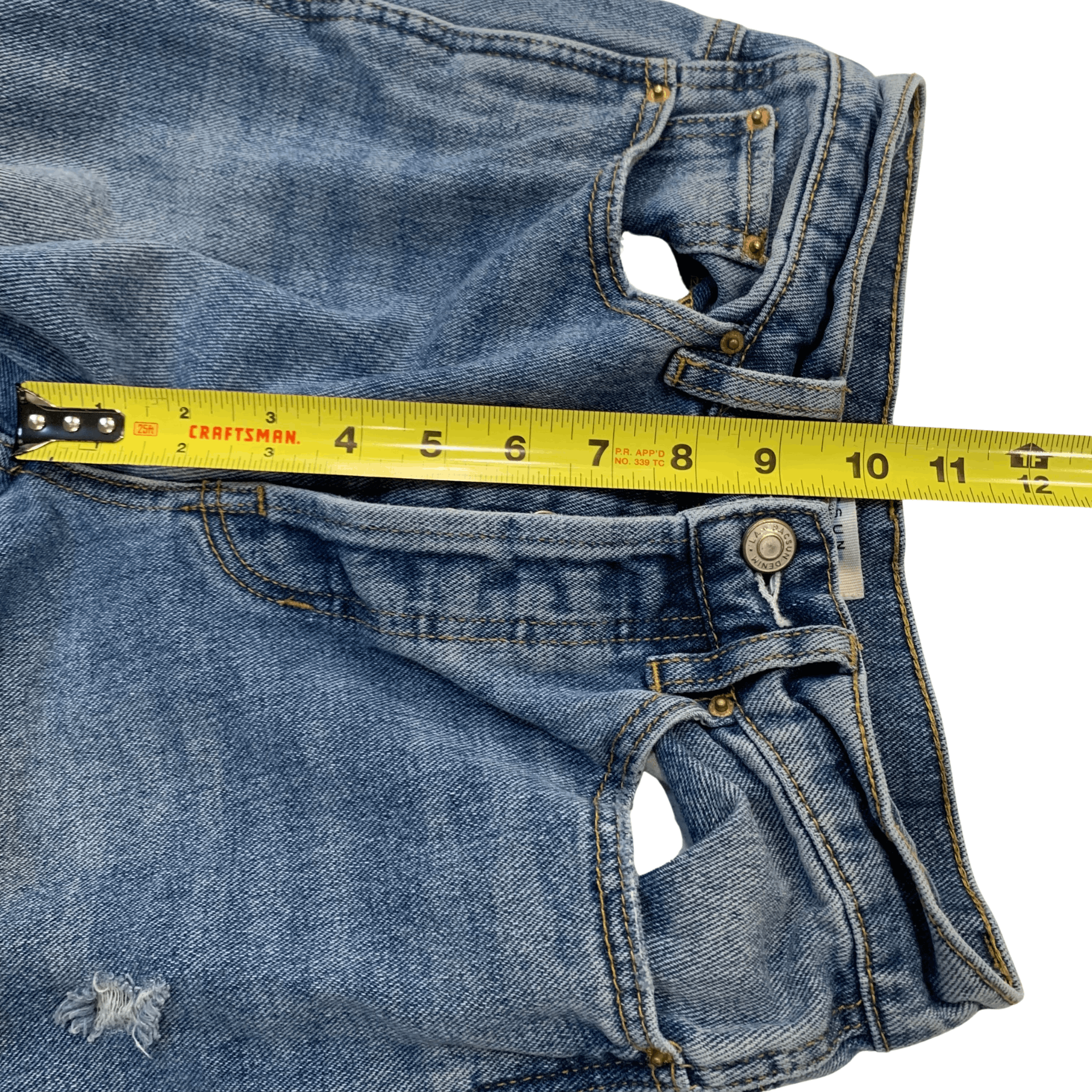 Pacsun Pacsun Super Distressed Baggy Jeans | 24" Size 24" / US 00 / IT 34 - 7 Thumbnail