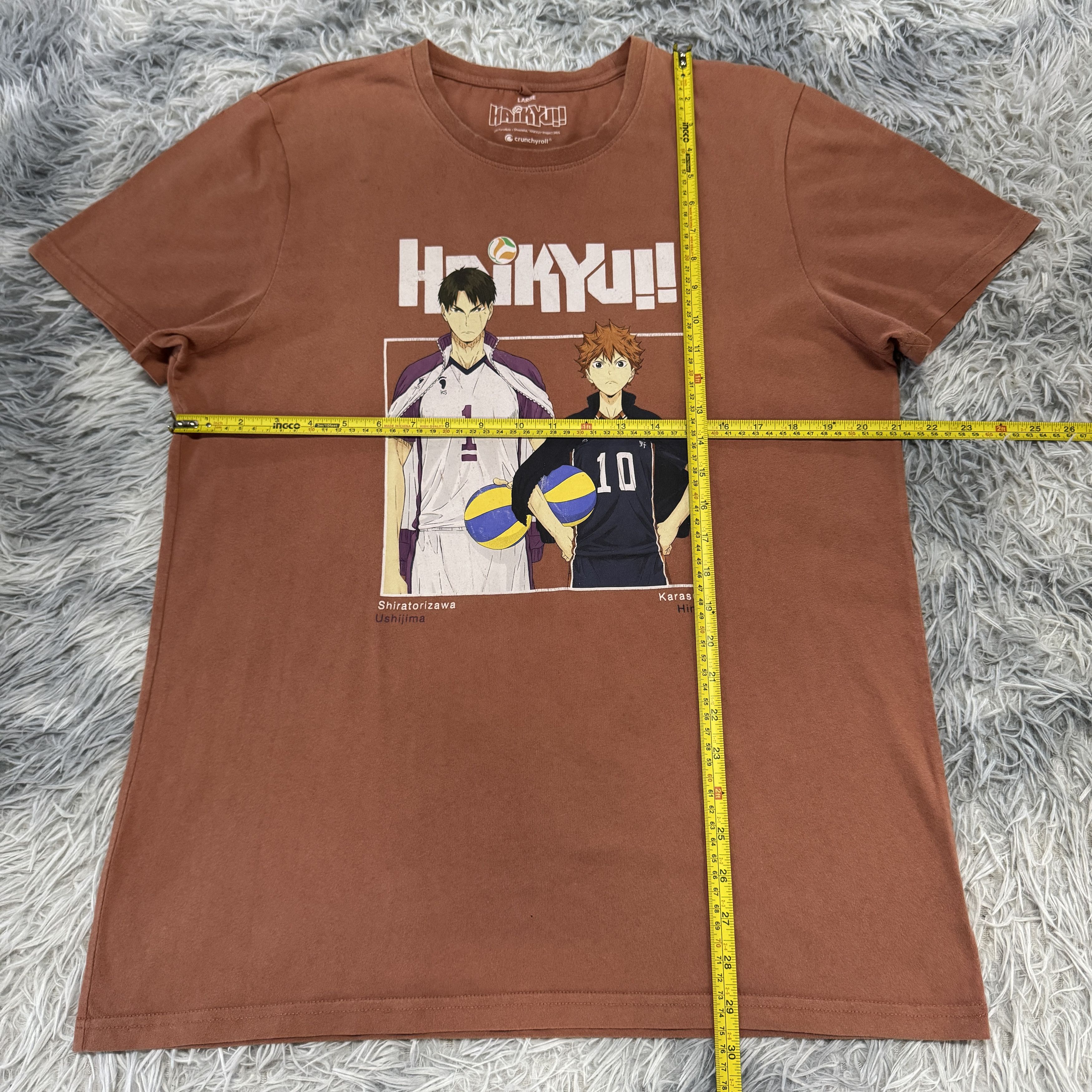 Anime Rare Japanese Anime Haikyu Basketball Tshirt Size US L / EU 52-54 / 3 - 5 Thumbnail
