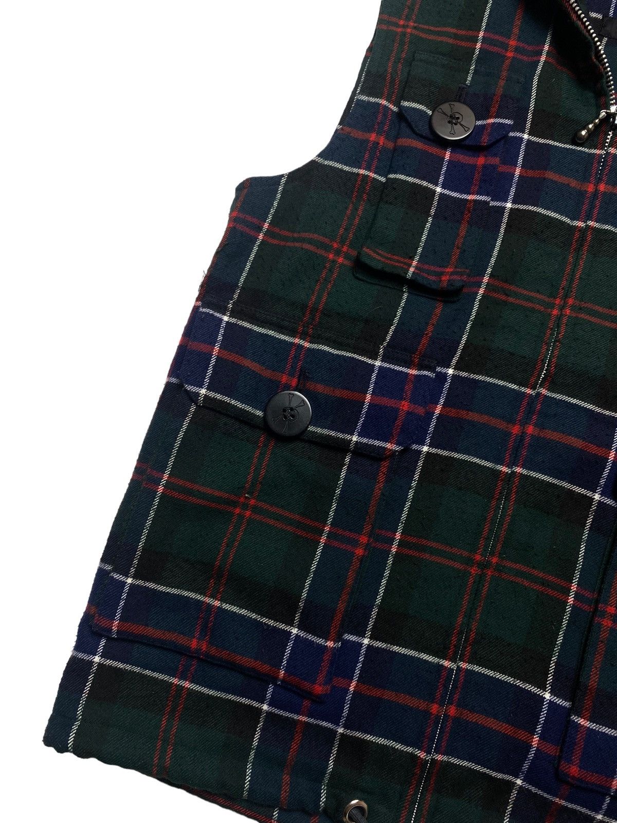 Hysteric Glamour 2000s Super Lovers - Wool Hooded Cargo Vest Size US M / EU 48-50 / 2 - 3 Thumbnail