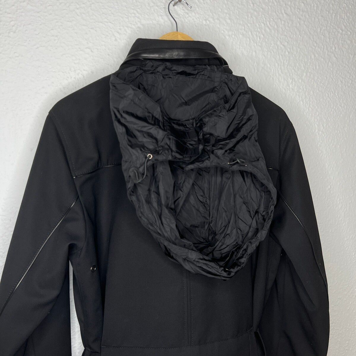 Prada Prada Milano Military Jacket Belted Coat Black Wool Designer Size US M / EU 48-50 / 2 - 15 Preview