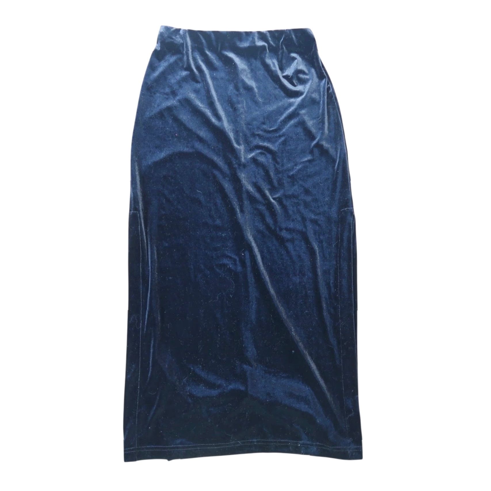 Vintage VINTAGE 90s A. Byer Black Velvet Maxi Skirt M Skirt Women's Velvet Polyester Spandex Formal Casual Party/Cocktail 90s Theme Mens? No Size 32" / US 10 / IT 46 - 2 Thumbnail