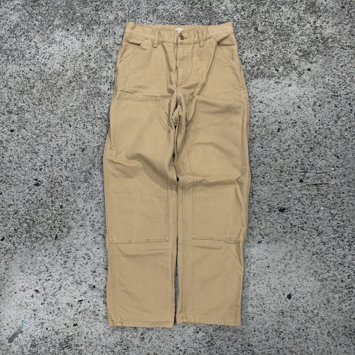 Carhartt Carhartt WIP Tan Double Knee Carpenter Pants Size US 29 - 1 Thumbnail