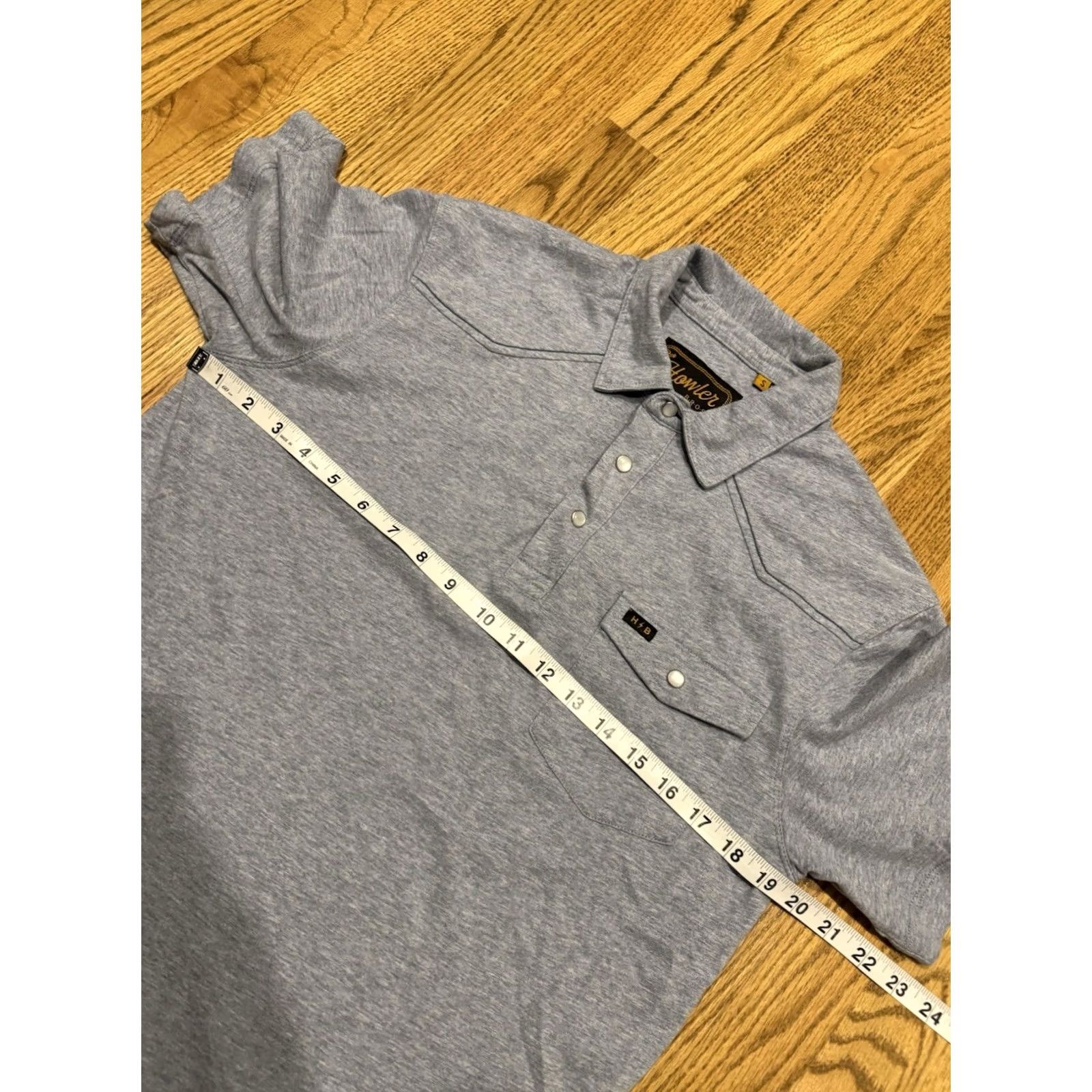 Howler Brothers VINTAGE Howler Brothers Bros Pearl Snap Polo Shirt Mens Small Blue Size US S / EU 44-46 / 1 - 6 Thumbnail