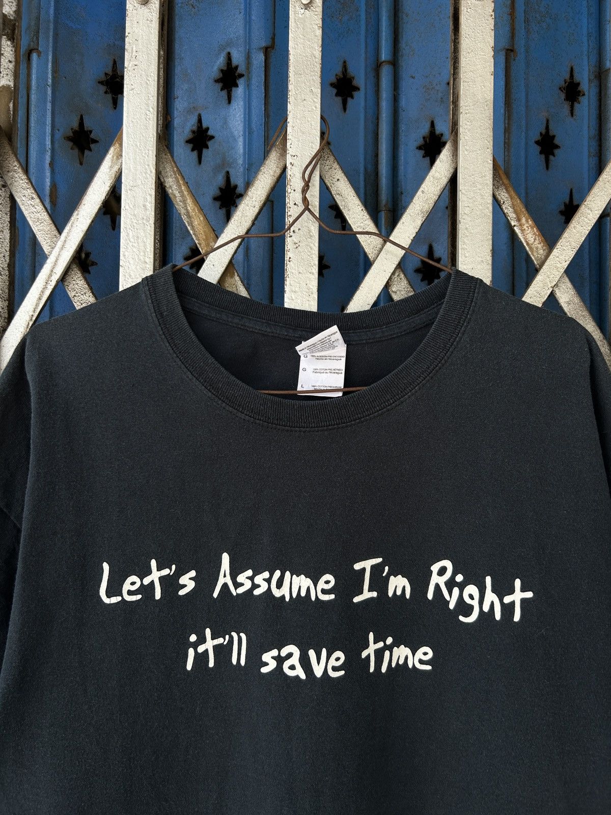 Vintage 2000s Let’s Assume I’m Right Size US L / EU 52-54 / 3 - 10 Thumbnail