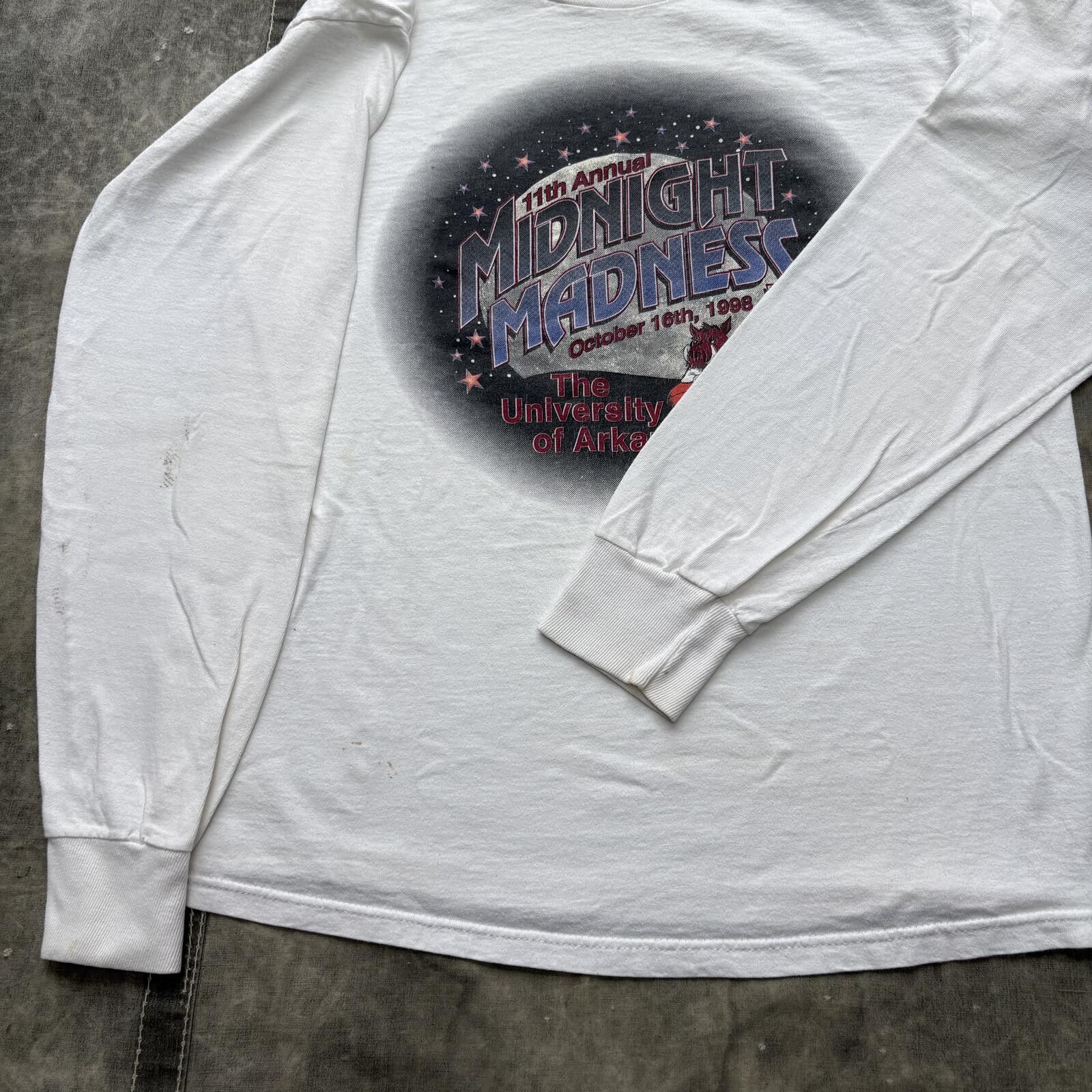Vintage Vintage 90s Midnight Madness Arkansas Razorbacks Sport Shirt Size US L / EU 52-54 / 3 - 5 Thumbnail