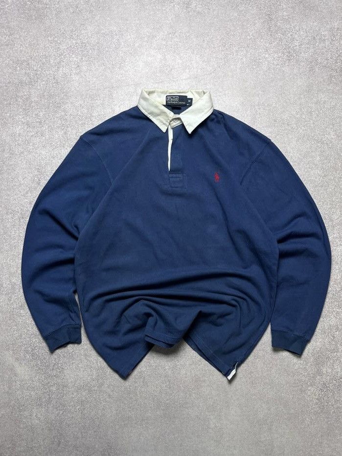 Vintage Polo Ralph Lauren Boxy Rugby Shirt M