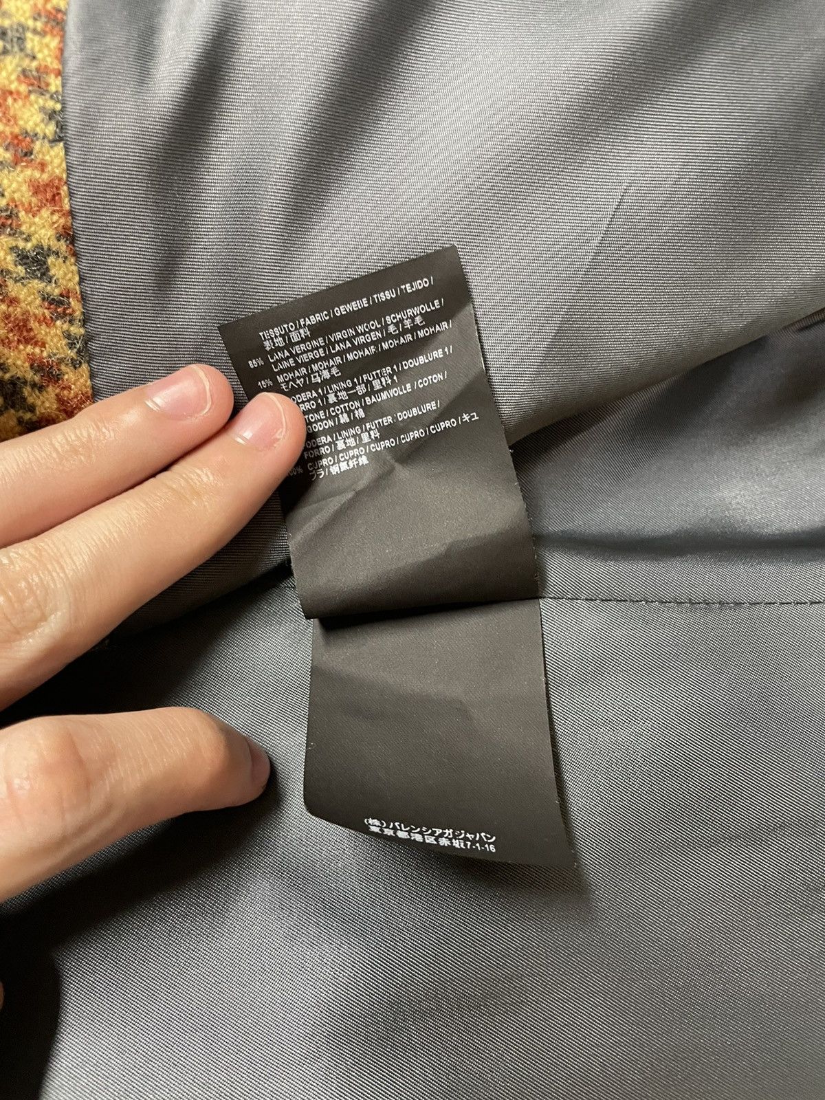 Balenciaga Balenciaga 17FW Houndstooth Asymmetrical Coat Size M / US 6-8 / IT 42-44 - 6 Thumbnail