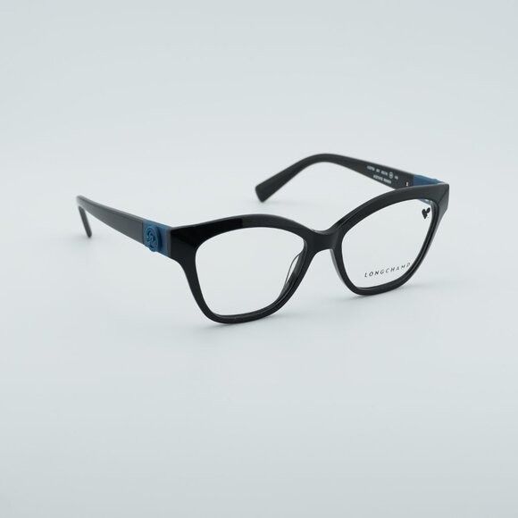 Longchamp Longchamp LO2755 001 Eyeglasses Black 53mm Cat Eye Frame Size ONE SIZE - 6 Thumbnail