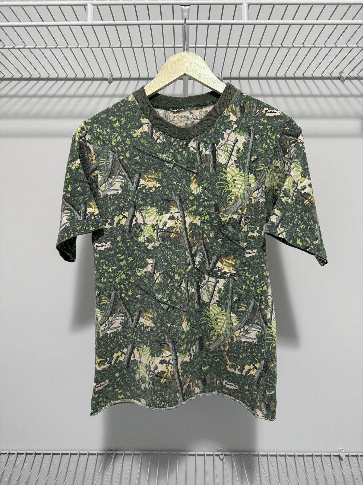 Vintage Vintage 80s Bushlan Jungle Camo Tee Size US XS / EU 42 / 0 - 1 Thumbnail