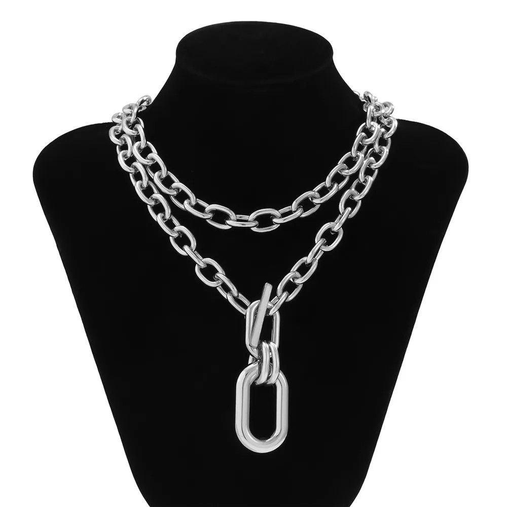Other Chunky Chain OT Buckle Necklace Size ONE SIZE - 1 Thumbnail