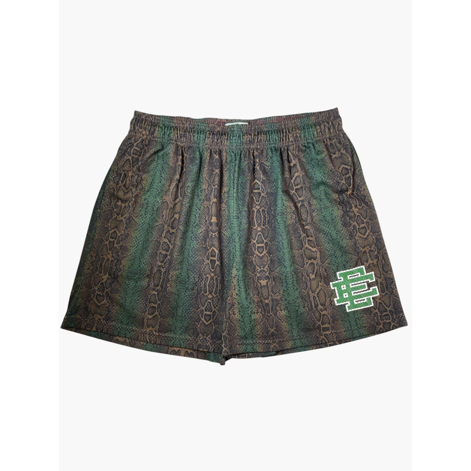 Eric Emanuel Eric Emanuel Snakeskin Green Shorts Size US 38 / EU 54 - 1 Thumbnail