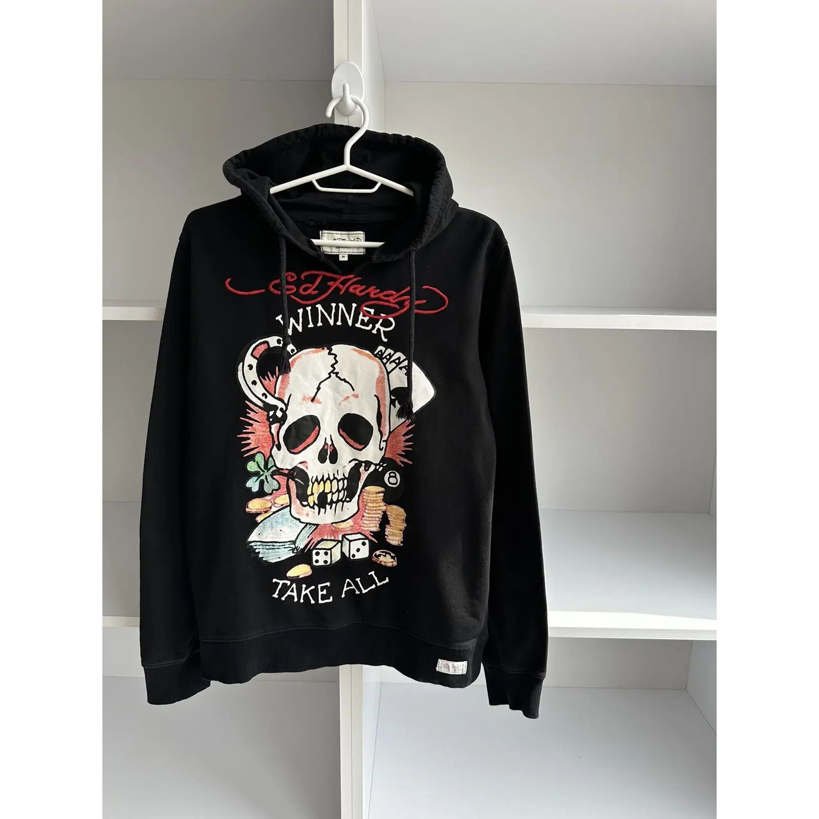 Ed Hardy VTG Ed Hardy Winner Take All Hoodie Size US S / EU 44-46 / 1 - 2 Thumbnail