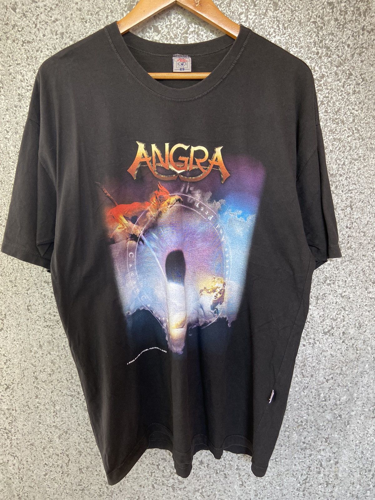 Band Tees 🔥 Vintage 2002 Vintage Angra t shirt band metal Size US XL / EU 56 / 4 - 1 Thumbnail
