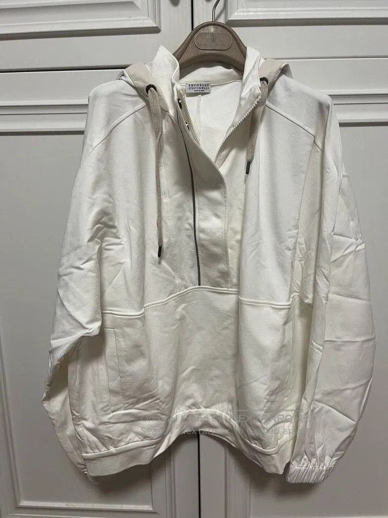 Other Brunello Cucinelli White Sweatshirt. Size US M / EU 48-50 / 2 - 1 Thumbnail
