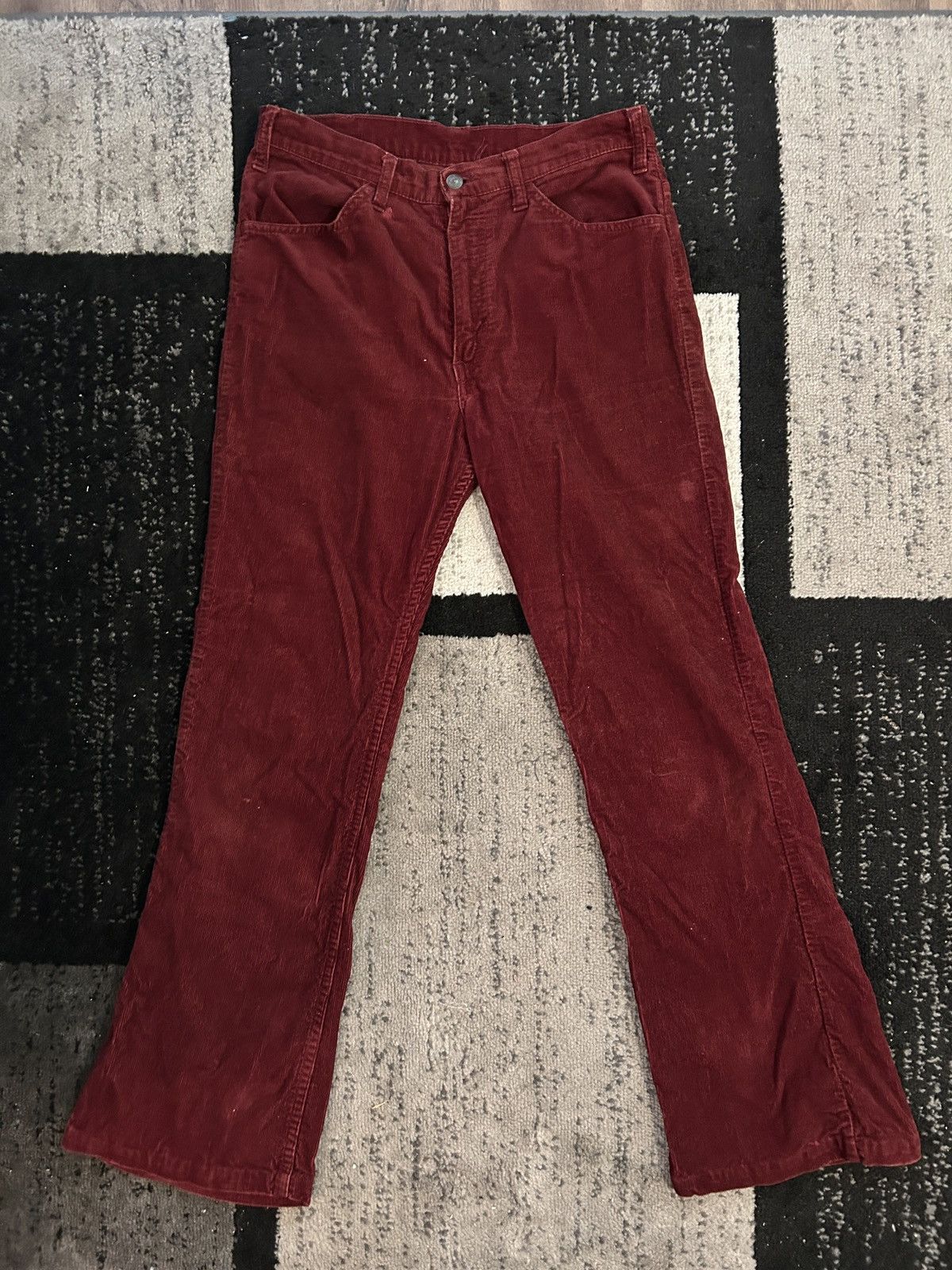 Levi's Vintage Levi's 517 Corduroy Denim Pants Men's 32x32 70s Size US 32 / EU 48 - 2 Thumbnail