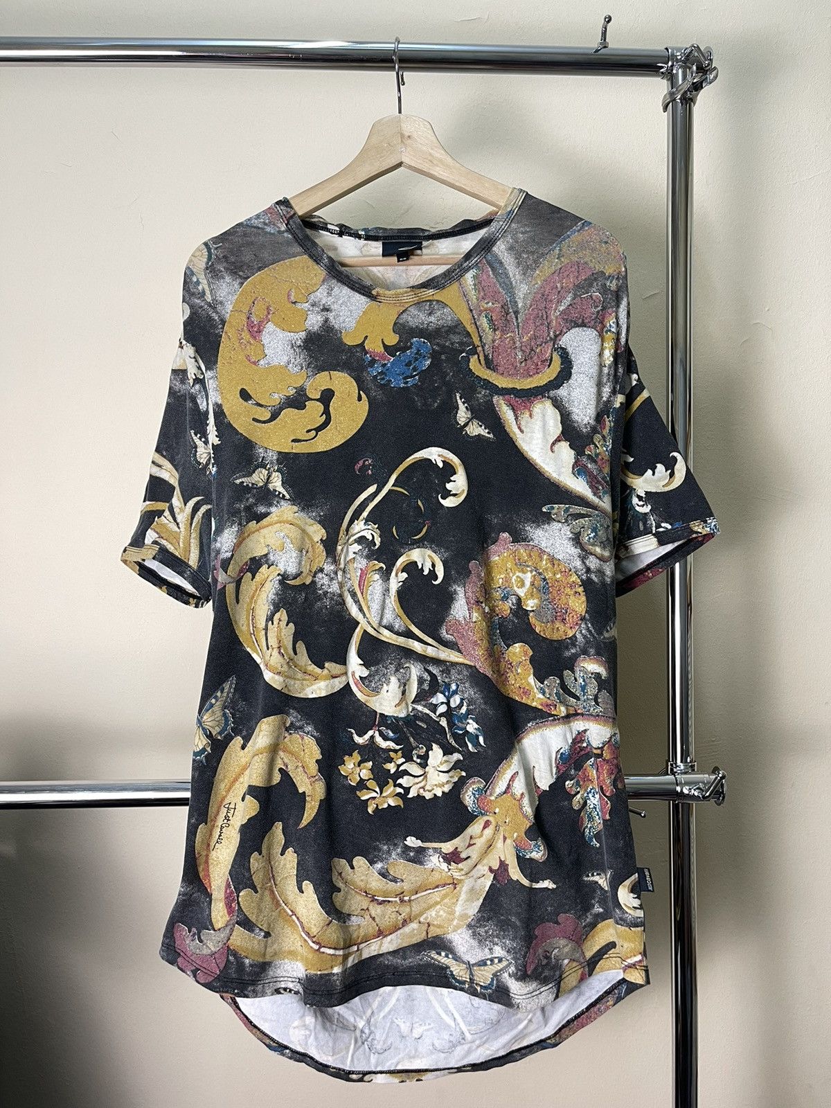 Roberto Cavalli Y2K Roberto Cavalli Full Print Tshirt Size US XL / EU 56 / 4 - 1 Thumbnail