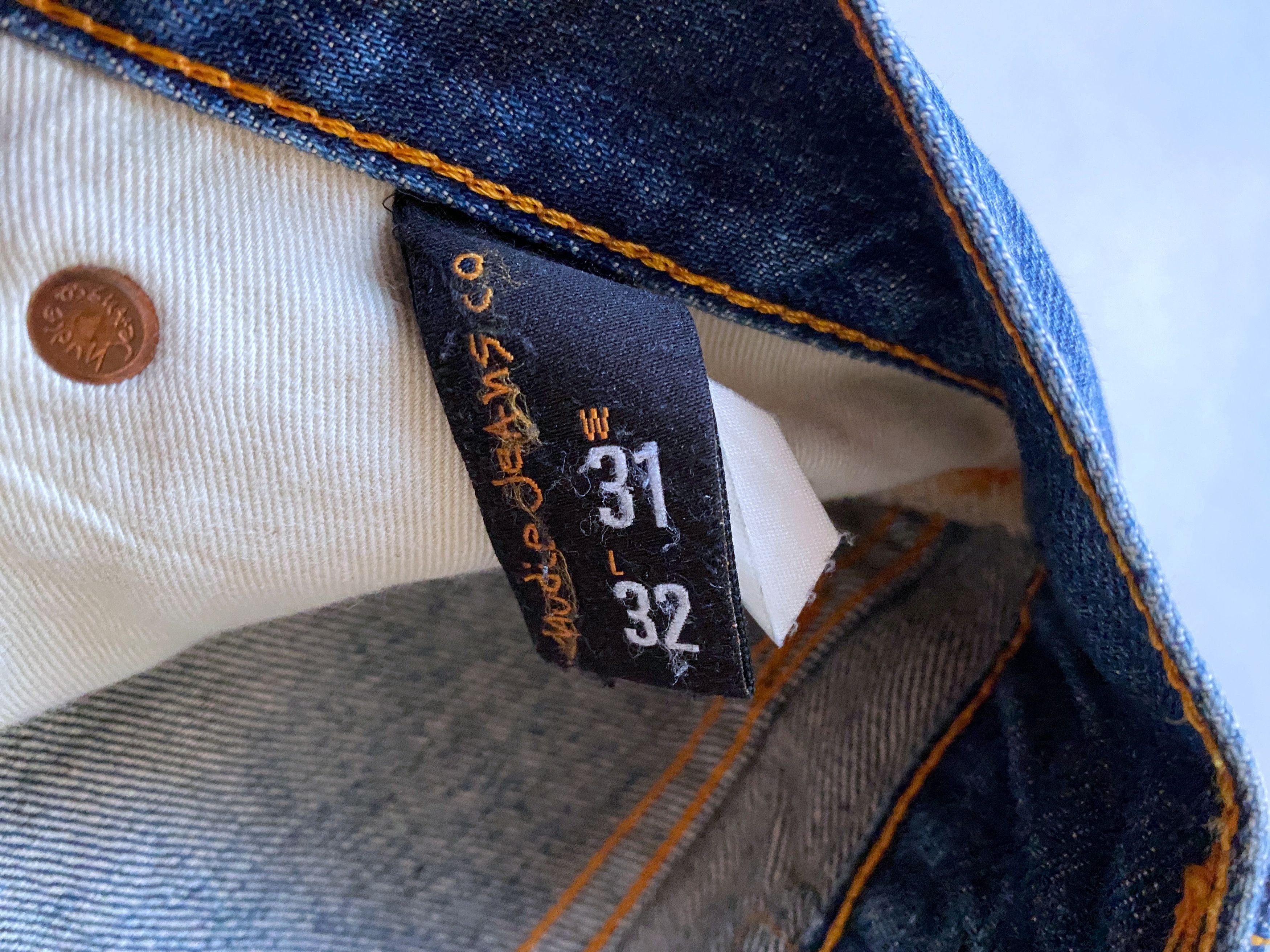 Nudie Jeans Nudie jeans Steady eddie whistle blue denim jeans sz W31 L32 Size US 31 - 6 Thumbnail