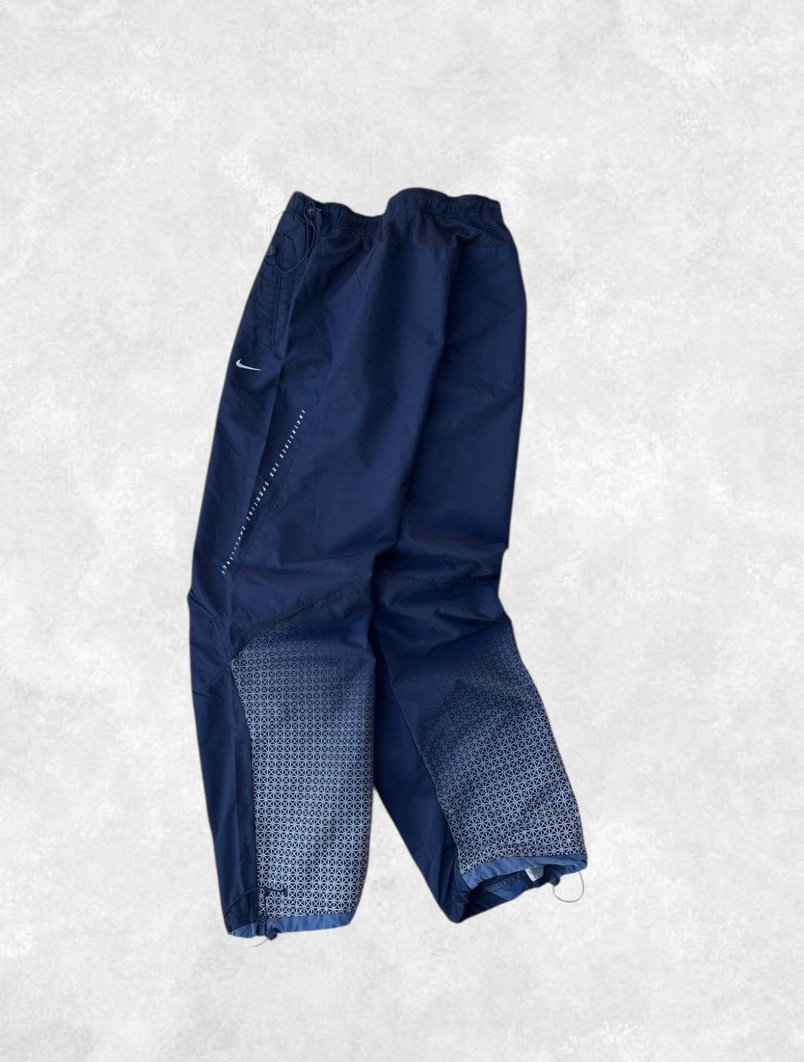 Nike Tn Vintage Baggy Navy Track Pants Nylon Streetwear