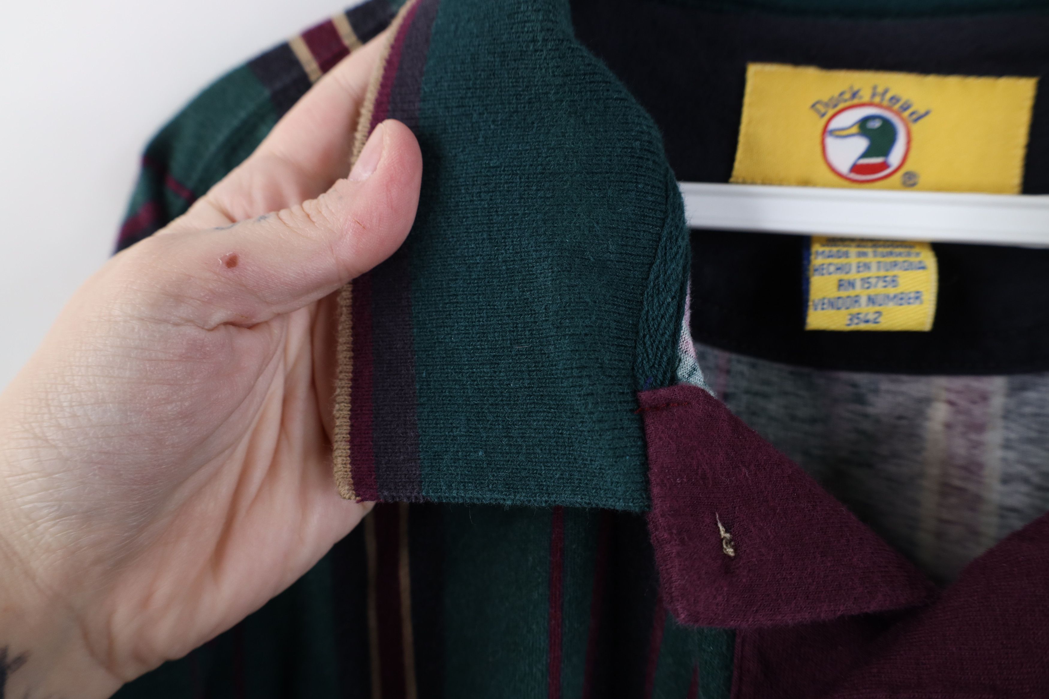 Vintage Vintage 90s Streetwear Striped Long Sleeve Rugby Polo Shirt Size US L / EU 52-54 / 3 - 7 Thumbnail