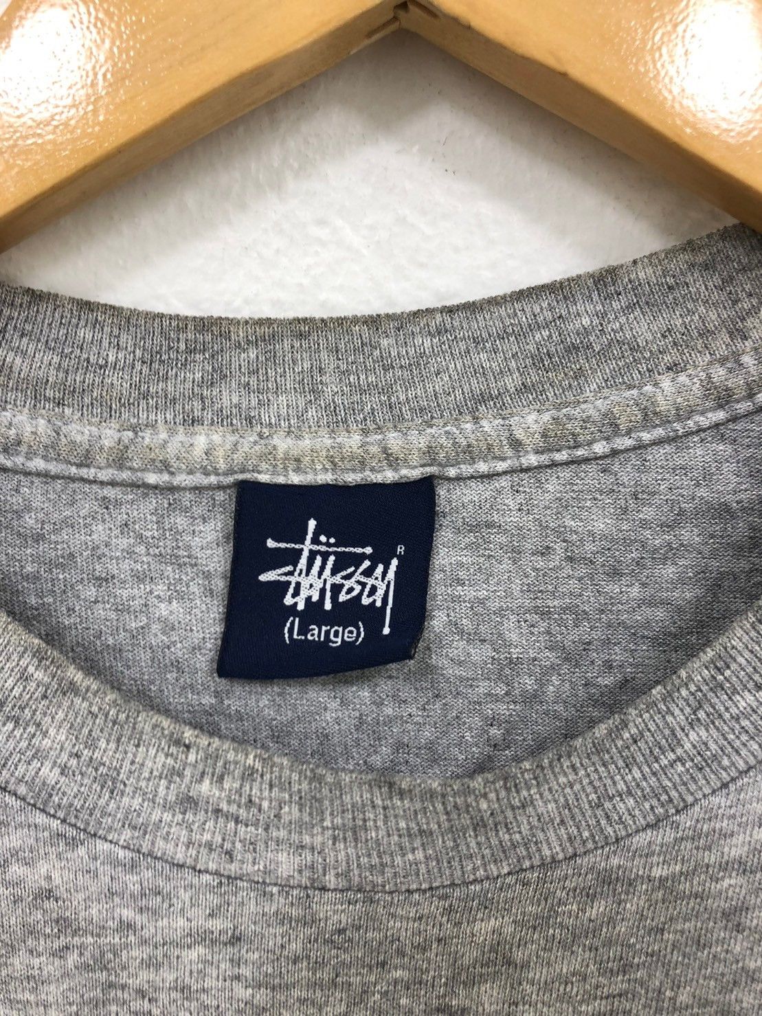 Stussy × Vintage Vintage 90's STUSSY Stopping any time shirt BN Size US L / EU 52-54 / 3 - 7 Thumbnail