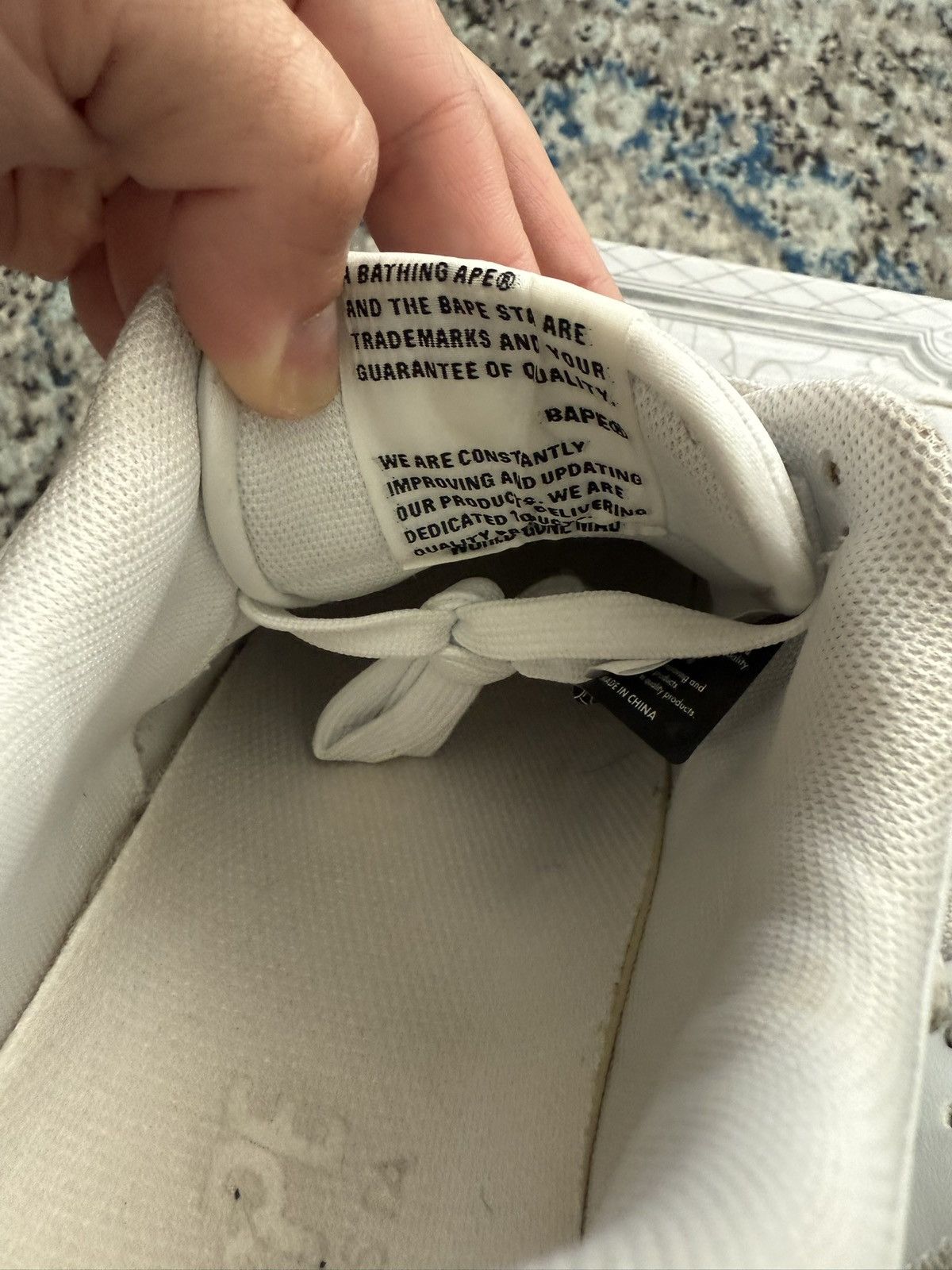 Bape bape sta low white reflective Size US 9 / EU 42 - 6 Thumbnail