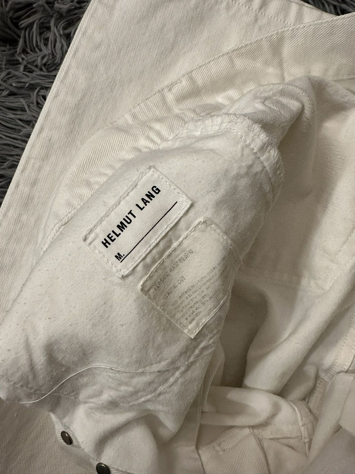 Helmut Lang Helmut Lang White Denim Pants Size US 30 / EU 46 - 3 Thumbnail