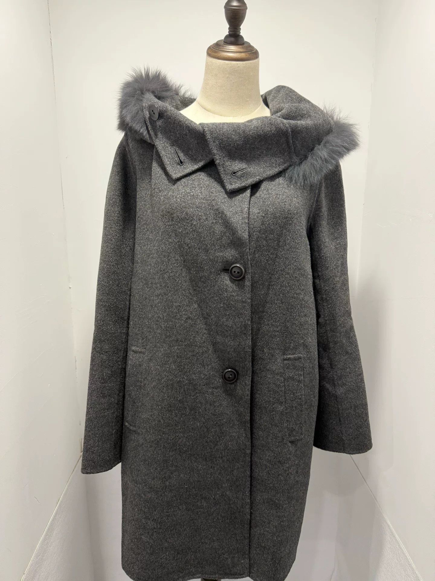 Max Mara Max Mara Studio Wool Coat Size US XL / EU 56 / 4 - 1 Thumbnail