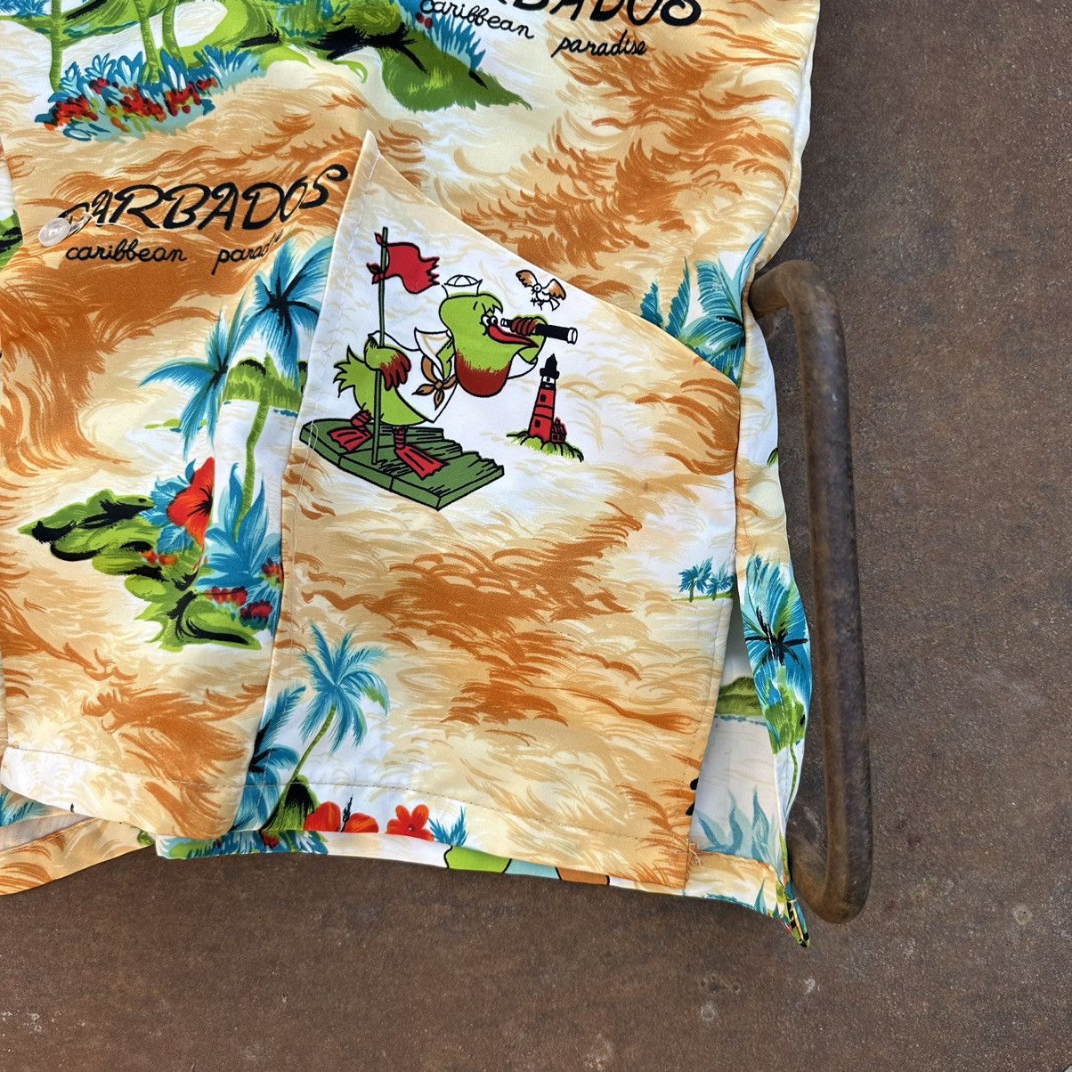 Hypebeast Vintage Crazy Shirts Hawaiian Size S Button Up Barbados Size US S / EU 44-46 / 1 - 6 Thumbnail