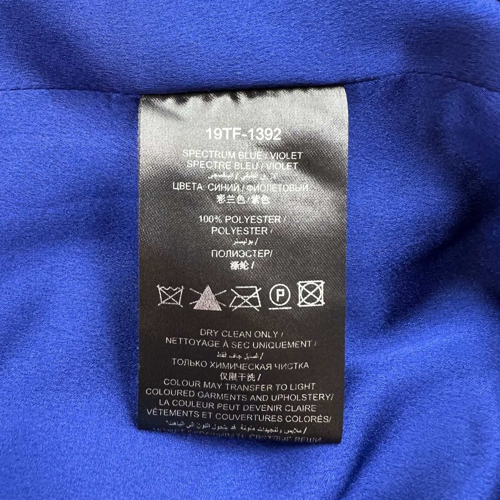 Other Three Floor Polka Dot Ada Dress Blue Ruffles V Neck Midi Size S / US 4 / IT 40 - 9 Thumbnail