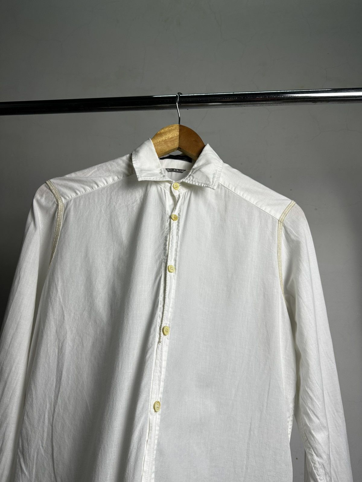 Daniele Alessandrini Daniele Alessandrini Italy White Button Shirt Size US M / EU 48-50 / 2 - 3 Thumbnail