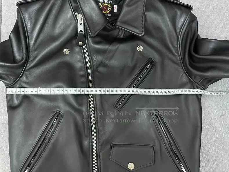 Schott Schott Cowhide locomotive cable-stayed jacket Size US S / EU 44-46 / 1 - 7 Thumbnail