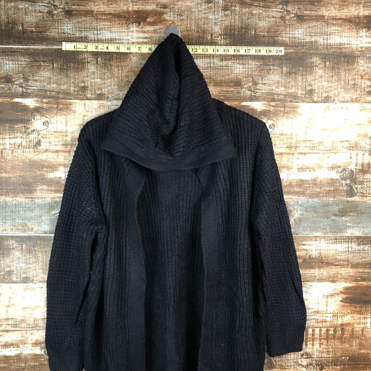 Homespun Knitwear Gantiel Dark Blue Cardigan Hoodie Knitwear #A1816 Size US M / EU 48-50 / 2 - 2 Thumbnail
