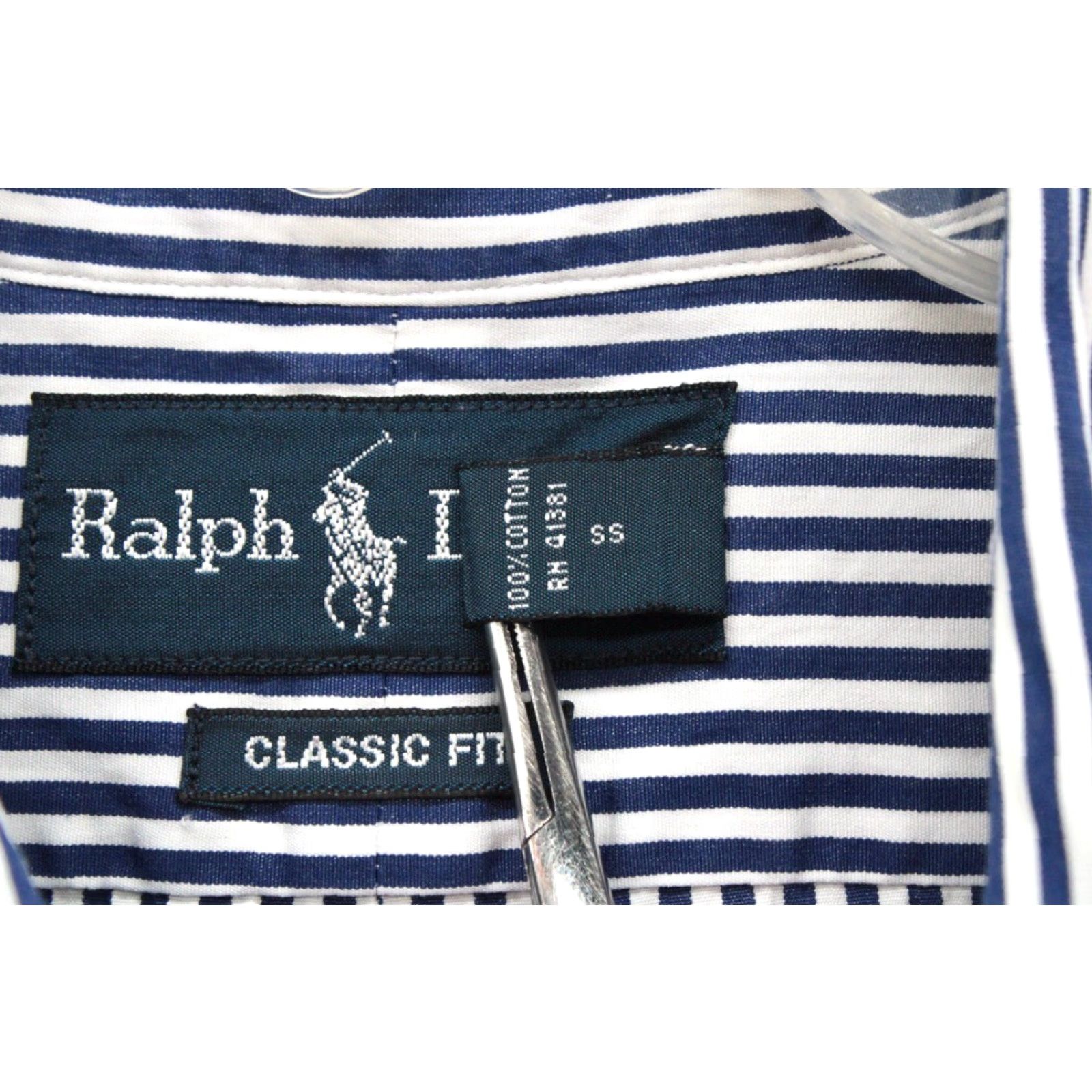 Ralph Lauren VINTAGE Ralph Lauren Shirt Men’s M Blue White Striped Long Sleeve Preppy Logo Size US M / EU 48-50 / 2 - 5 Thumbnail