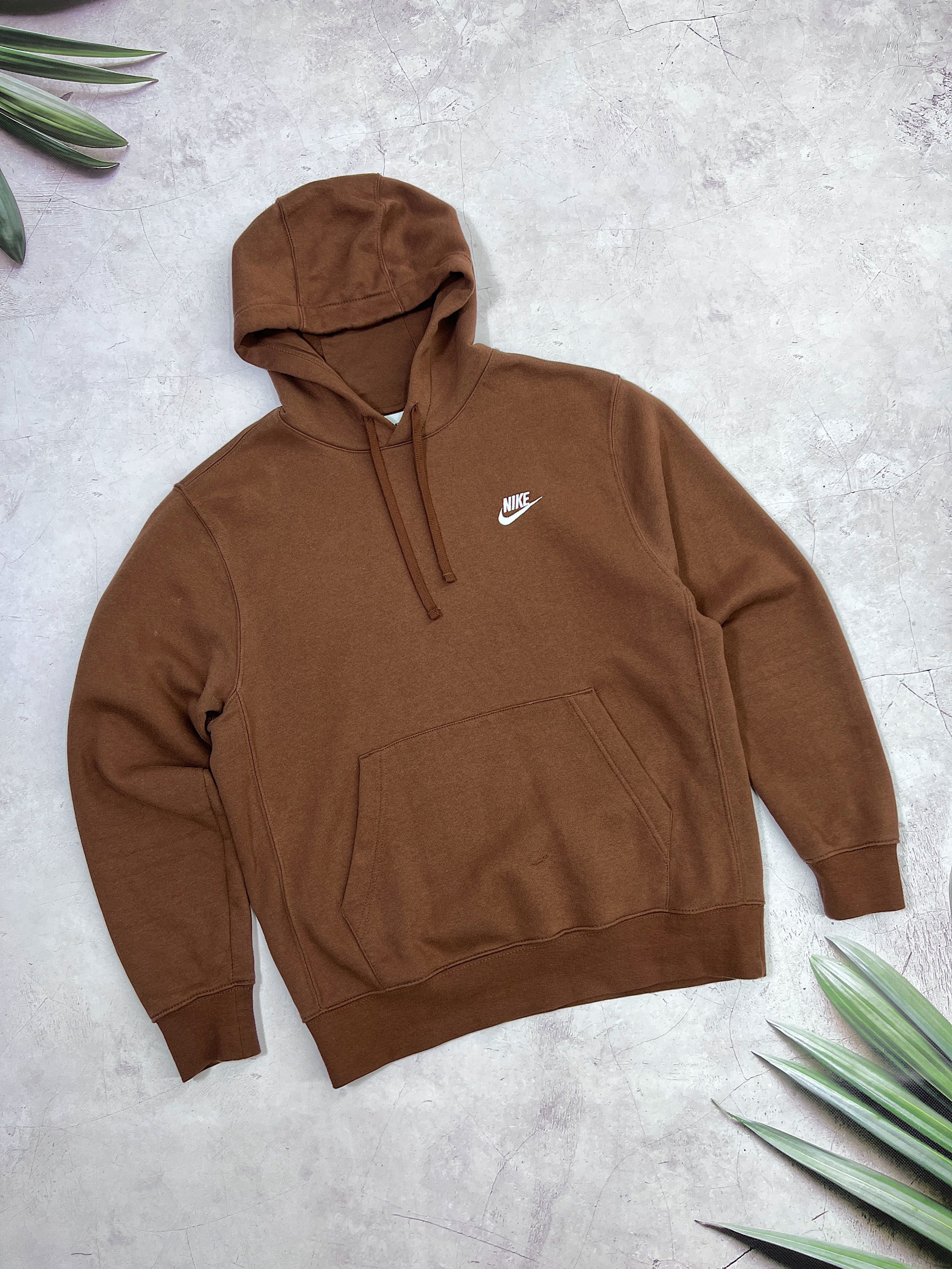 Nike Nike Brown Hoodie Small Swoosh Logo Size US M / EU 48-50 / 2 - 6 Thumbnail
