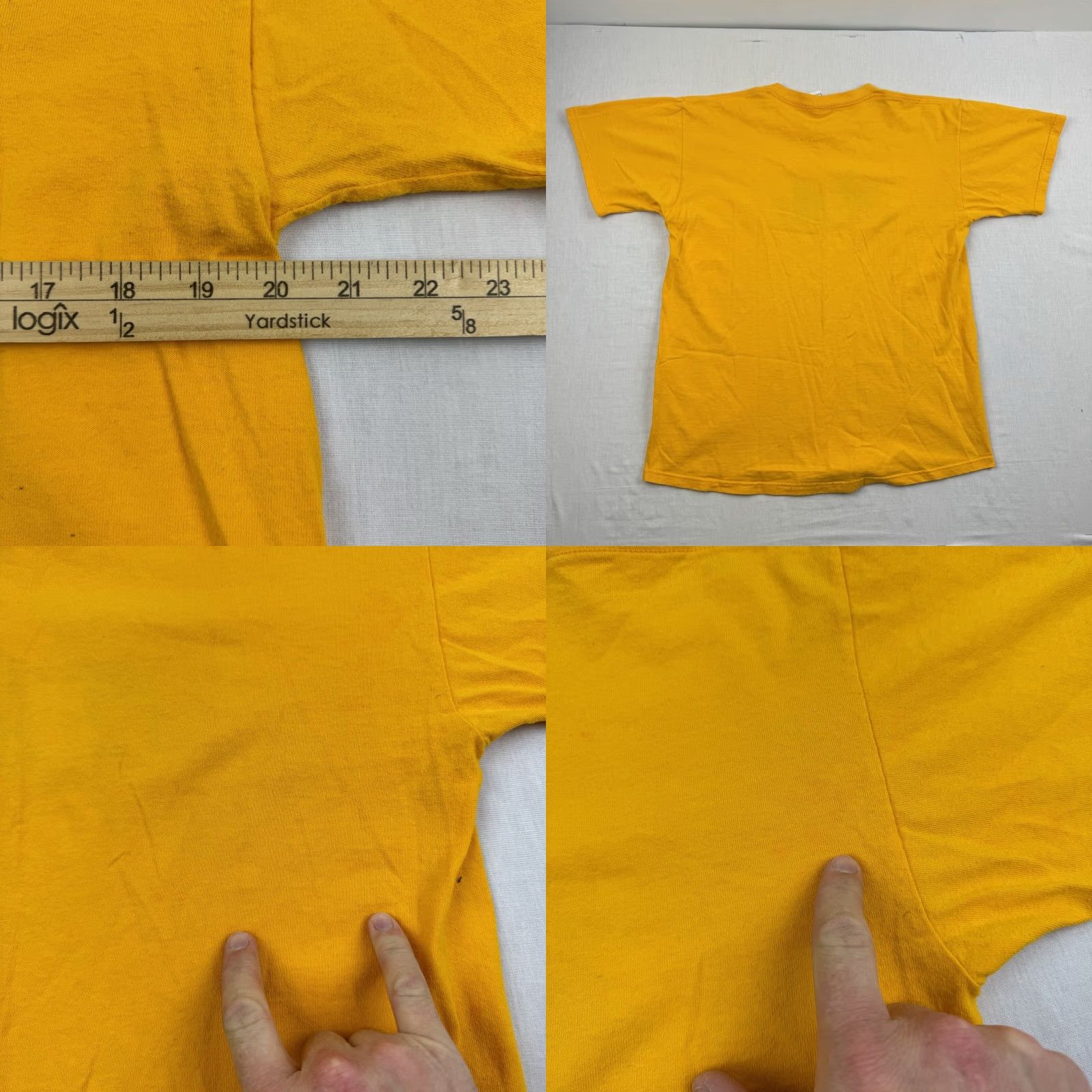 Fruit Of The Loom VINTAGE Fruit of the Loom Tropical Shirt Adult Large Yellow Y2K Embroidery Mens Size US L / EU 52-54 / 3 - 8 Thumbnail