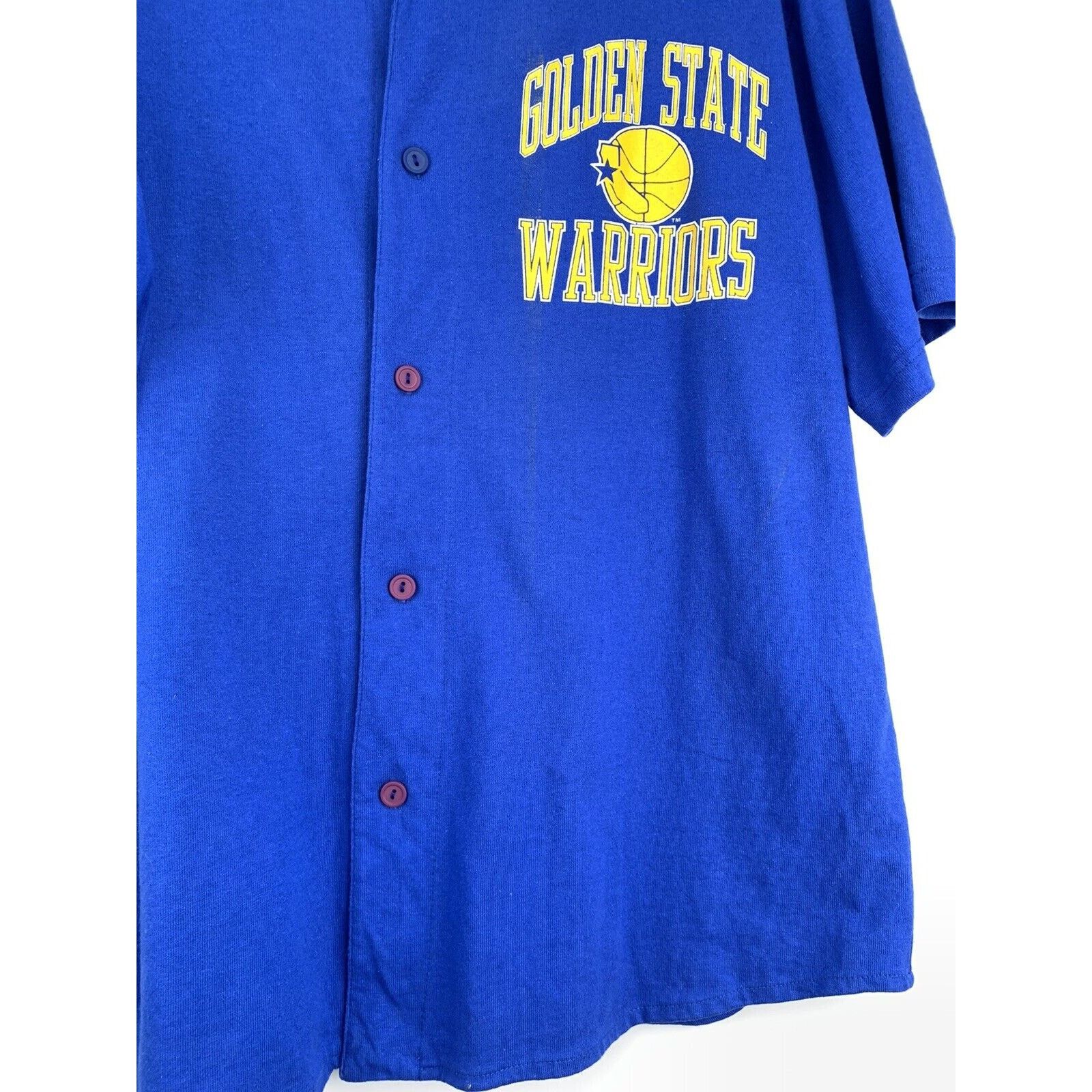 Vintage Vintage Golden State Warriors Shirt Button Front Size XL USA Size US XL / EU 56 / 4 - 6 Thumbnail