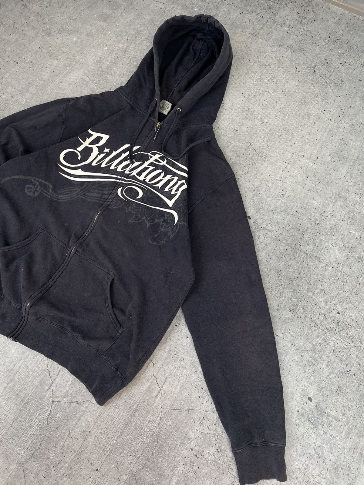 Billabong Vintage Distressed Billabong Crazy Zip Hoodie Big Logo Y2K Size US XL / EU 56 / 4 - 4 Thumbnail
