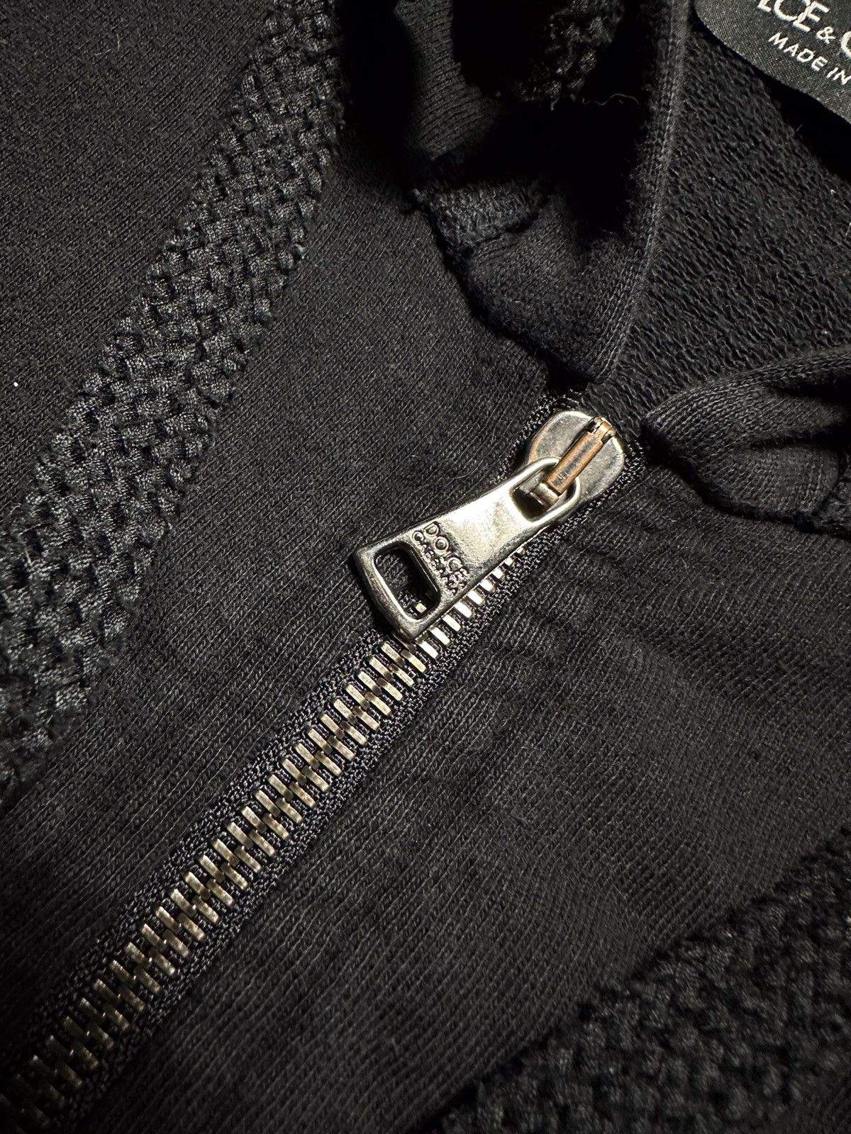 Dolce & Gabbana Mens Zip Hoodie Dolce&Gabbana Y2K Drill Small Logo Size US M / EU 48-50 / 2 - 4 Thumbnail