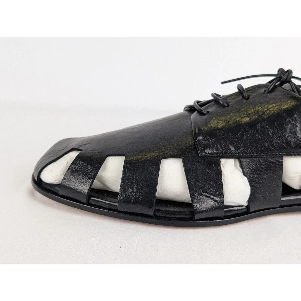 Bottega Veneta o1rshd1 Crunch Lux Sandals in Black Size US 8.5 / EU 41-42 - 7 Thumbnail