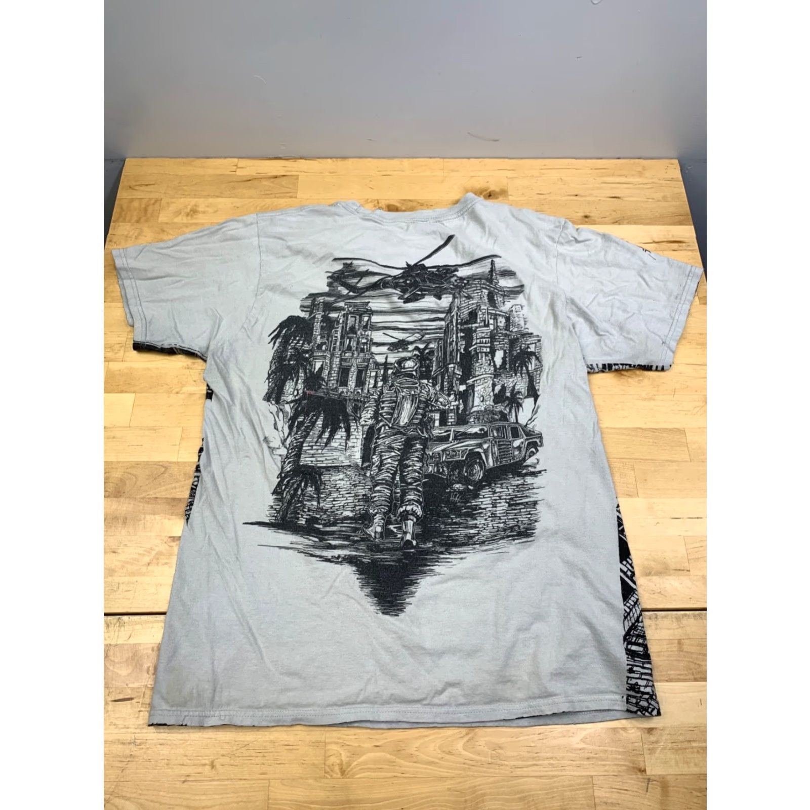 Vintage Apprime Courage Above All Shirt Mens M Army Military AOP 11634 Size US M / EU 48-50 / 2 - 6 Thumbnail