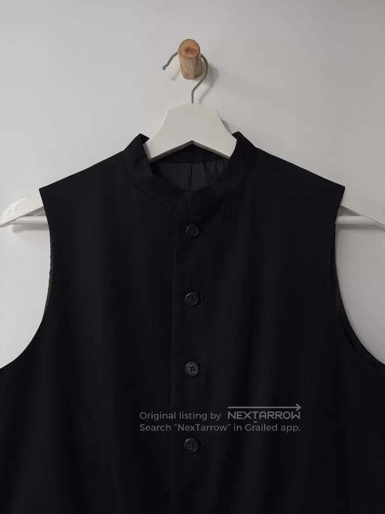 Yohji Yamamoto Yohji Yamamoto size os 2000AW Straight-Front Collar Vest Size US M / EU 48-50 / 2 - 2 Thumbnail